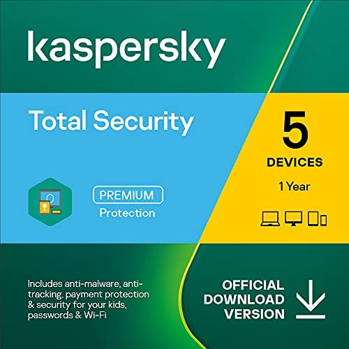 Kaspersky Total Security 2022 | 5 Devices | 1 Year | PC/Mac/Android | Online Code - Image 2